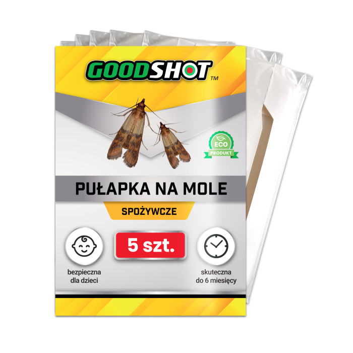 5x GOODSHOT Pułapka na Mole Spożywcze ZESTAW