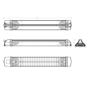 Promiennik Podczerwieni 1760W IRIS 867NRC IP65