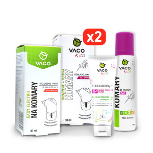 Zestaw na Komary dla Dzieci VACO KIDS aż 5 produktów