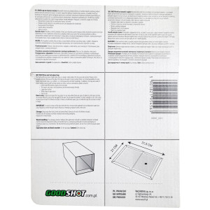 6x Pułapka na Myszy Szczury Lep na Myszy Szczury Ultra Mocny PestBook 31,5x21x1cm GOODSHOT