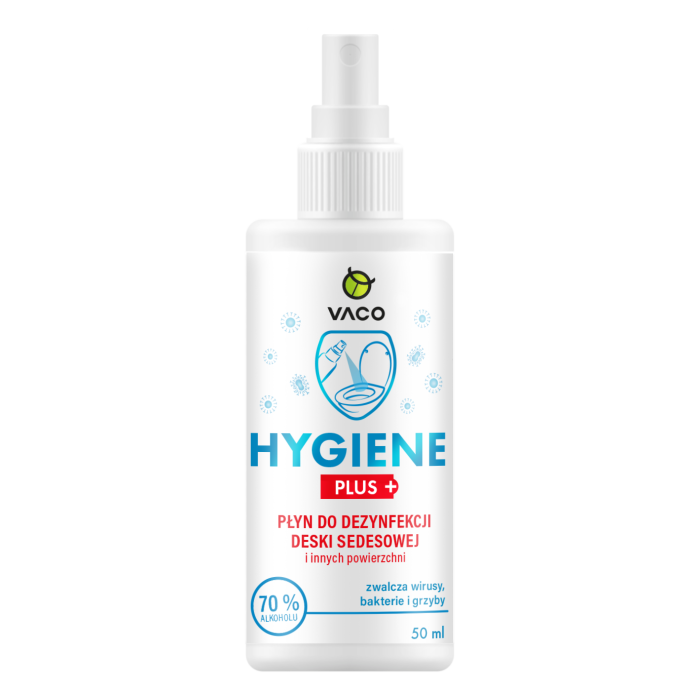 VACO Hygiene PLUS - Płyn do dezynfekcji toalet i innych powierzchni - 50 ml VACO Hygiene PLUS - Płyn do dezynfekcji toalet i innych powierzchni - 50 ml
