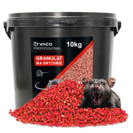 10kg Trutka na szczury i myszy Granulat VACO PRO