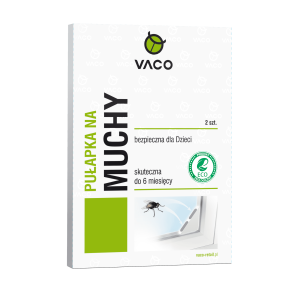 Zestaw Mucha Nie Siada - 4x pułapka okienna, 2xl lep, 1x spray, 1x łapka VACO