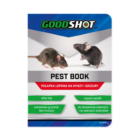 Zestaw Trutka na myszy i szczury 1kg + 6x Ultra Mocny Lep GOODSHOT
