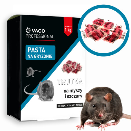 Zestaw Trutka na myszy i szczury 1kg + 6x Ultra Mocny Lep GOODSHOT