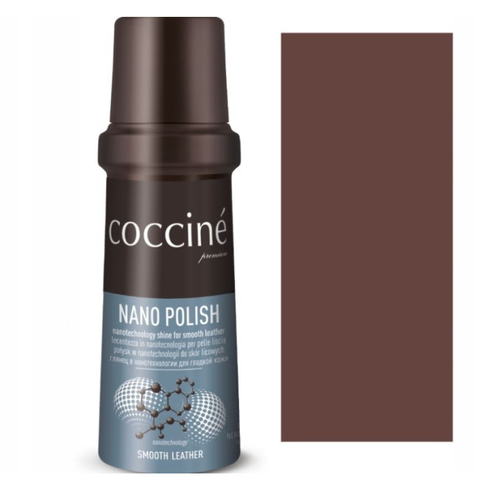 Pasta do butów nabłyszczająca w płynie Brązowa 75ml Coccine Nano Polish Pasta do butów nabłyszczająca w płynie Brązowa 75ml Coccine Nano Polish