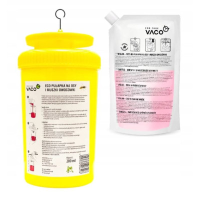 Pułapka na osy, muchy i szerszenie + płyn 200 ml VACO ECO